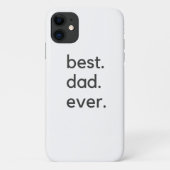 Der beste Papa je dunkel Case-Mate iPhone Hülle (Rückseite)