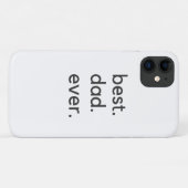 Der beste Papa je dunkel Case-Mate iPhone Hülle (Rückseite (Horizontal))
