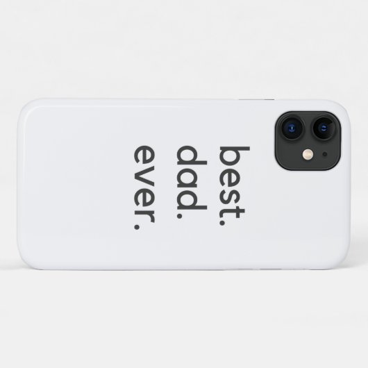 Der beste Papa je dunkel Case-Mate iPhone Hülle (Rückseite (Horizontal))