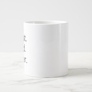 Der beste Papa je dunkel Jumbo-Tasse
