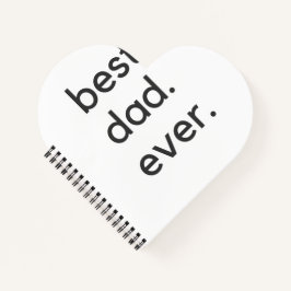 Der beste Papa je dunkel Notizblock