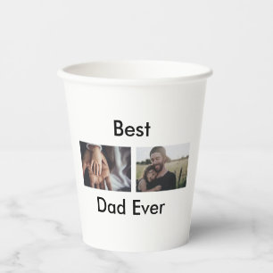 Der beste Papa je glücklich Vater den Tag mit dein Pappbecher