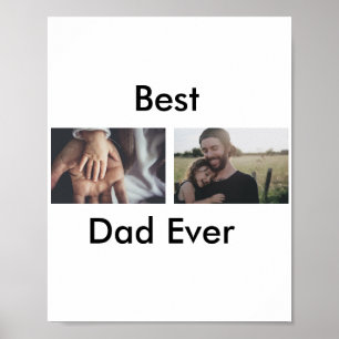 Der beste Papa je glücklich Vater den Tag mit dein Poster