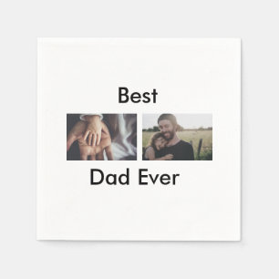 Der beste Papa je glücklich Vater den Tag mit dein Serviette