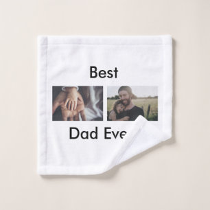 Der beste Papa je glücklich Vater den Tag mit dein Waschlappen