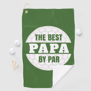 Der beste Papa-Par Golfers Funny Pub Golfhandtuch