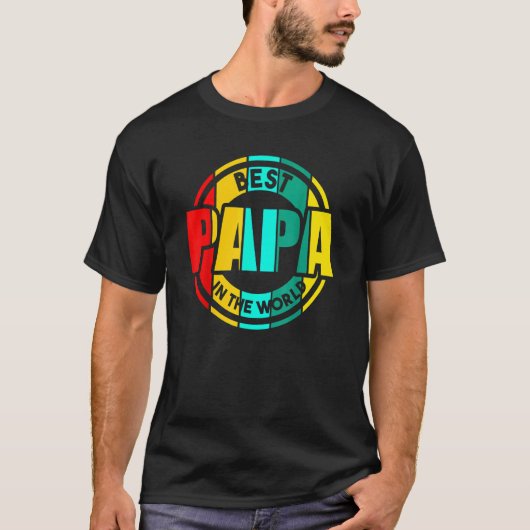 Der beste Papa-Tag des Weltvaters T-Shirt (Vorderseite)