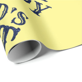 Der beste Papa-Vater-Glitzer der blauen Welt Geschenkpapier