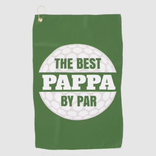 Der beste Pappa von Par Golfers Funny Pub Golfhandtuch