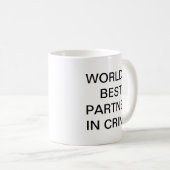Der beste Partner der Welt in der Kaffee-Tasse Kaffeetasse (VorderseiteRechts)