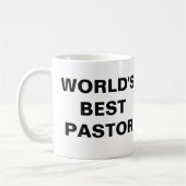 Der beste Pastor der Welt Kaffeetasse (Links)