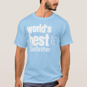 Der beste Pate der Welt oder irgendeine Schwarz-we T-Shirt (Vorderseite)