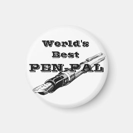 Der beste Pen Pal der Welt Magnet