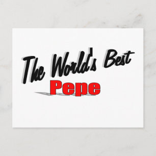 Der beste PePe der Welt Postkarte