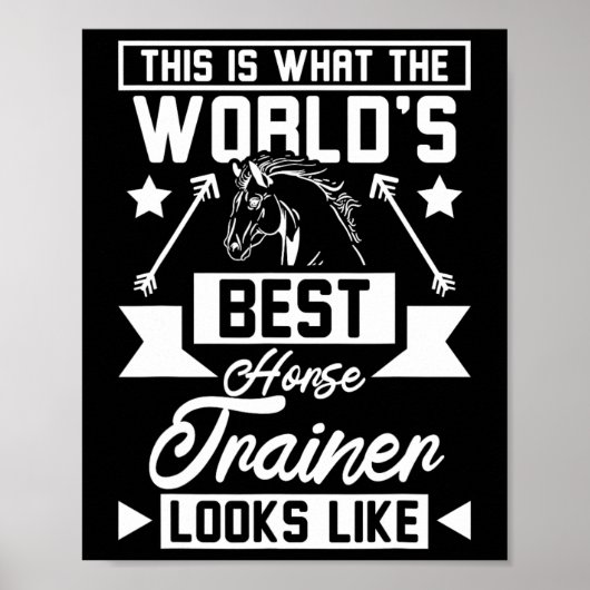 Der beste Pferdetrainer der Welt 1 Poster (Vorne)