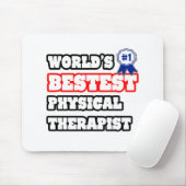 Der beste Physiotherapeut der Welt Mousepad (Mit Mouse)