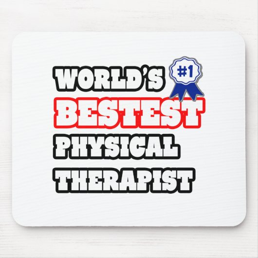 Der beste Physiotherapeut der Welt Mousepad (Vorne)