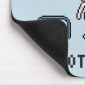 Der beste Physiotherapeut Mousepad 8 Bit-Welt (Ecke)