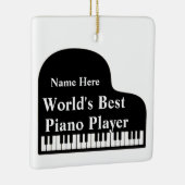 Der beste Piano-Spieler der Welt Keramikornament (Rechts)