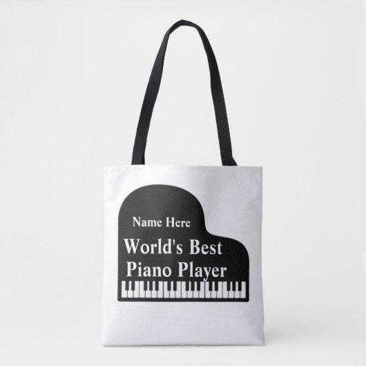 Der beste Piano-Spieler der Welt Tasche (Vorderseite)