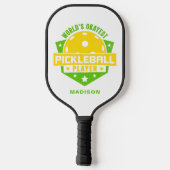 Der beste Pickleball-Spieler der Welt - Der Name Pickleball Schläger (Rückseite)