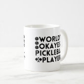 Der beste Pickleball-Spieler der Welt Kaffeetasse (VorderseiteRechts)