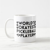 Der beste Pickleball-Spieler der Welt Kaffeetasse (Links)