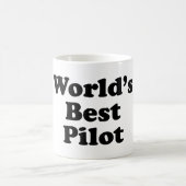Der beste Pilot der Welt Kaffeetasse (Mittel)