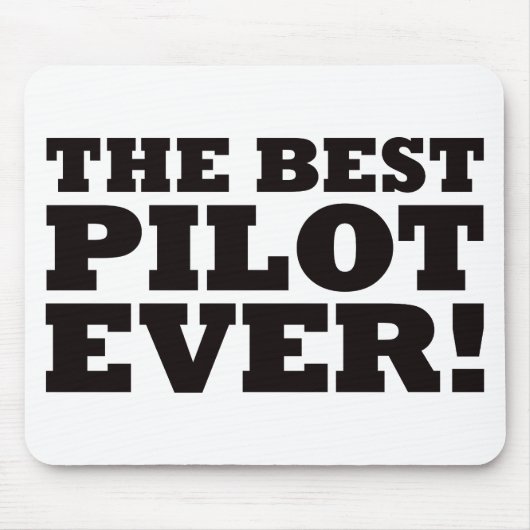 Der beste Pilot überhaupt Mousepad (Vorne)
