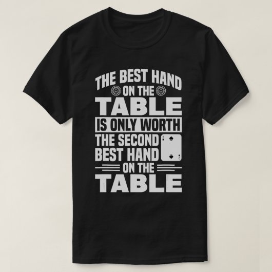 der beste Poker Player texas hold em casino po T-Shirt (Design vorne)
