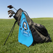 Der beste Polizeihund der Welt Golfhandtuch (Gras)