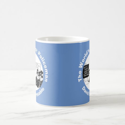 Der beste Polizist der Welt. Kaffeetasse (Mittel)