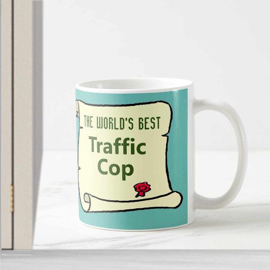 Der beste Polizist der Welt. Kaffeetasse