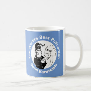 Der beste Polizist der Welt. UK Police Constable Kaffeetasse