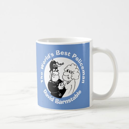 Der beste Polizist der Welt. UK Police Constable Kaffeetasse (Rechts)
