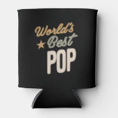 Der beste Pop der Welt - Geschenke von Vater und G Dosenkühler (Vorderseite)