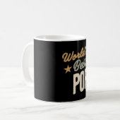 Der beste Pop der Welt - Geschenke von Vater und G Kaffeetasse (Vorderseite Links)