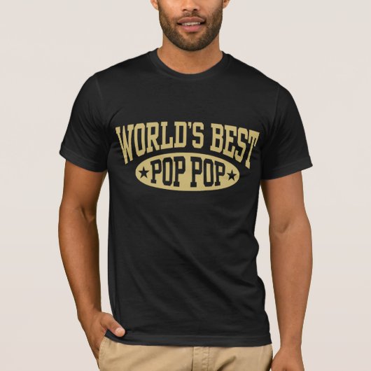 Der beste Pop-Pop der Welt T-Shirt (Vorderseite)