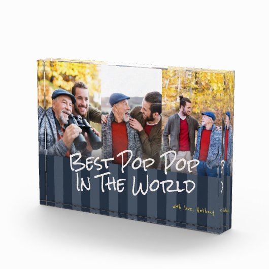 Der beste Pop-Pop im weltweiten Foto (Rechts)