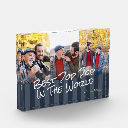 Der beste Pop-Pop im weltweiten Foto (Links)