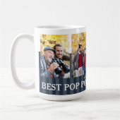 Der beste Pop Pop in der Welt für kundenspezifisch Kaffeetasse (Links)
