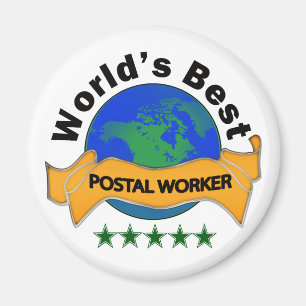 Der beste Postangestellter der Welt Magnet