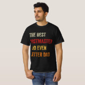 Der beste Postmeister und noch besser Vater T-Shirt (Vorne ganz)