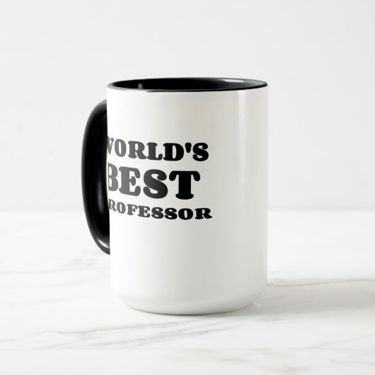 DER BESTE PROFESSOR DER WELT TASSE (Vorderseite Links)