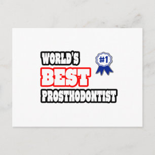 Der beste Prosthodontist der Welt Postkarte