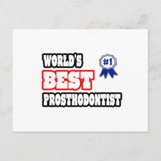 Der beste Prosthodontist der Welt Postkarte
