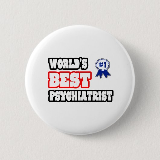 Der beste Psychiater der Welt Button (Vorderseite)