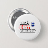 Der beste Psychiater der Welt Button (Vorne & Hinten)