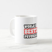 Der beste Psychiater der Welt Kaffeetasse (Vorderseite Links)
