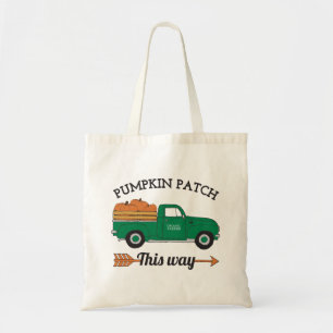 Der beste Pumpkin Patch und der Vintage LKW LKW Ar Tragetasche